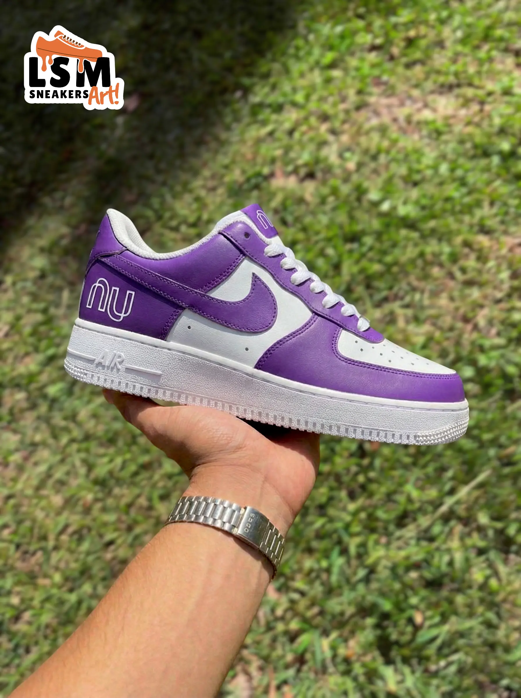 Tênis Customizado 5 Tenis Customizado Nubank - LSM Sneakers Art