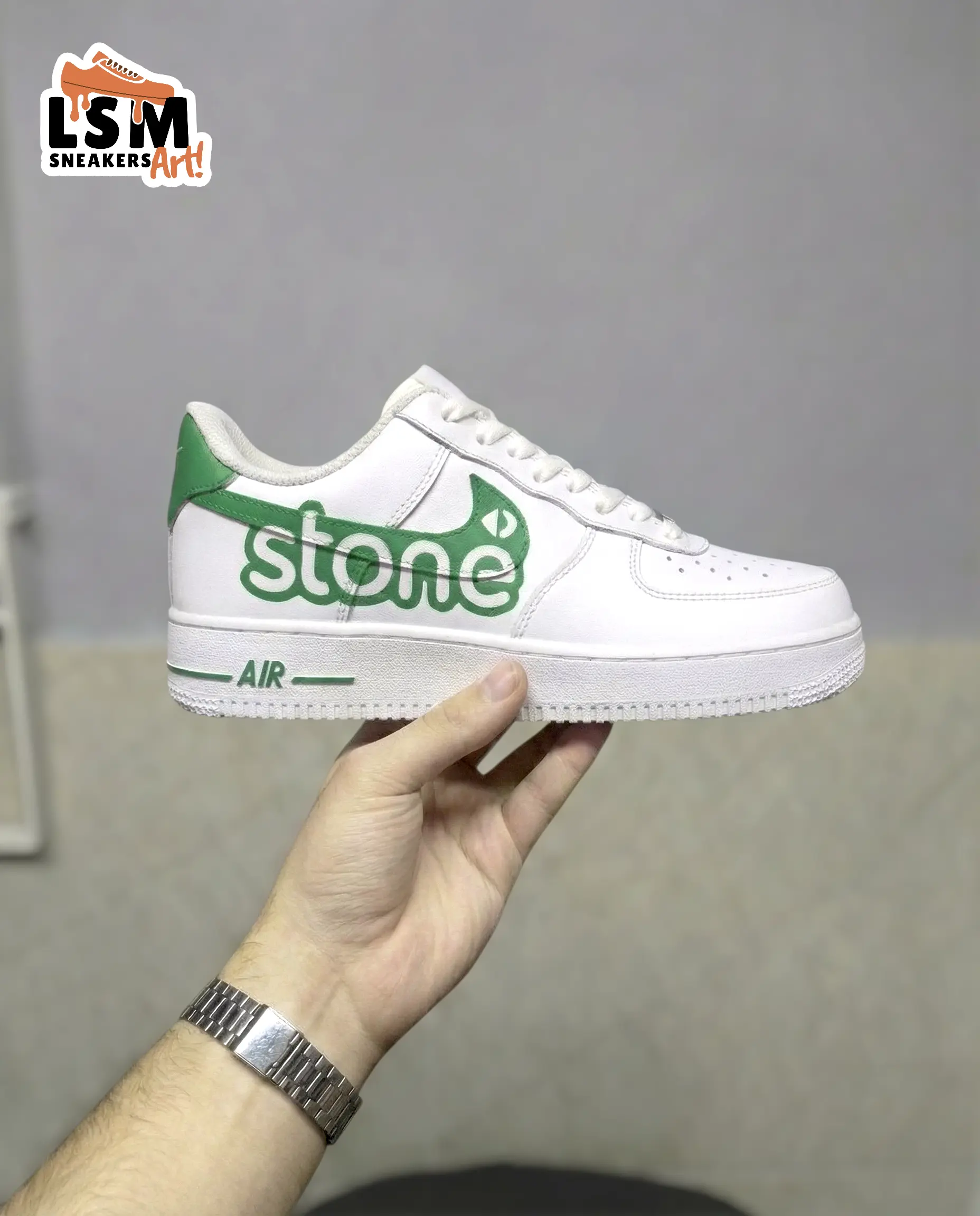 Tênis Customizado 8 Tenis Customizado Stone - LSM Sneakers Art